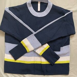 Stylish Navy and Gray Men's Sweater